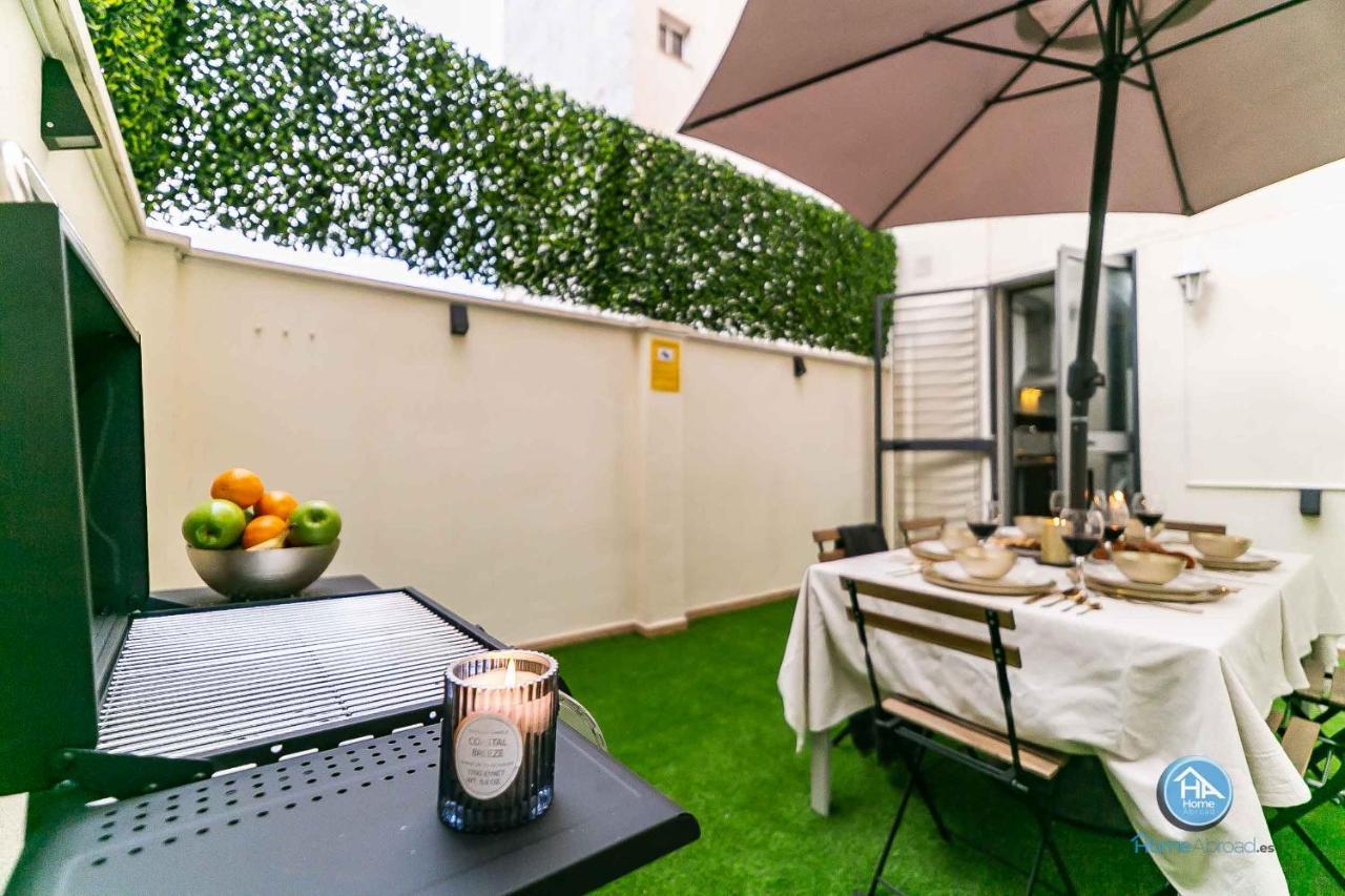 Bajo Urbano Boutique En Carlos Haya Con Terraza Y Parking Malaga Exterior photo